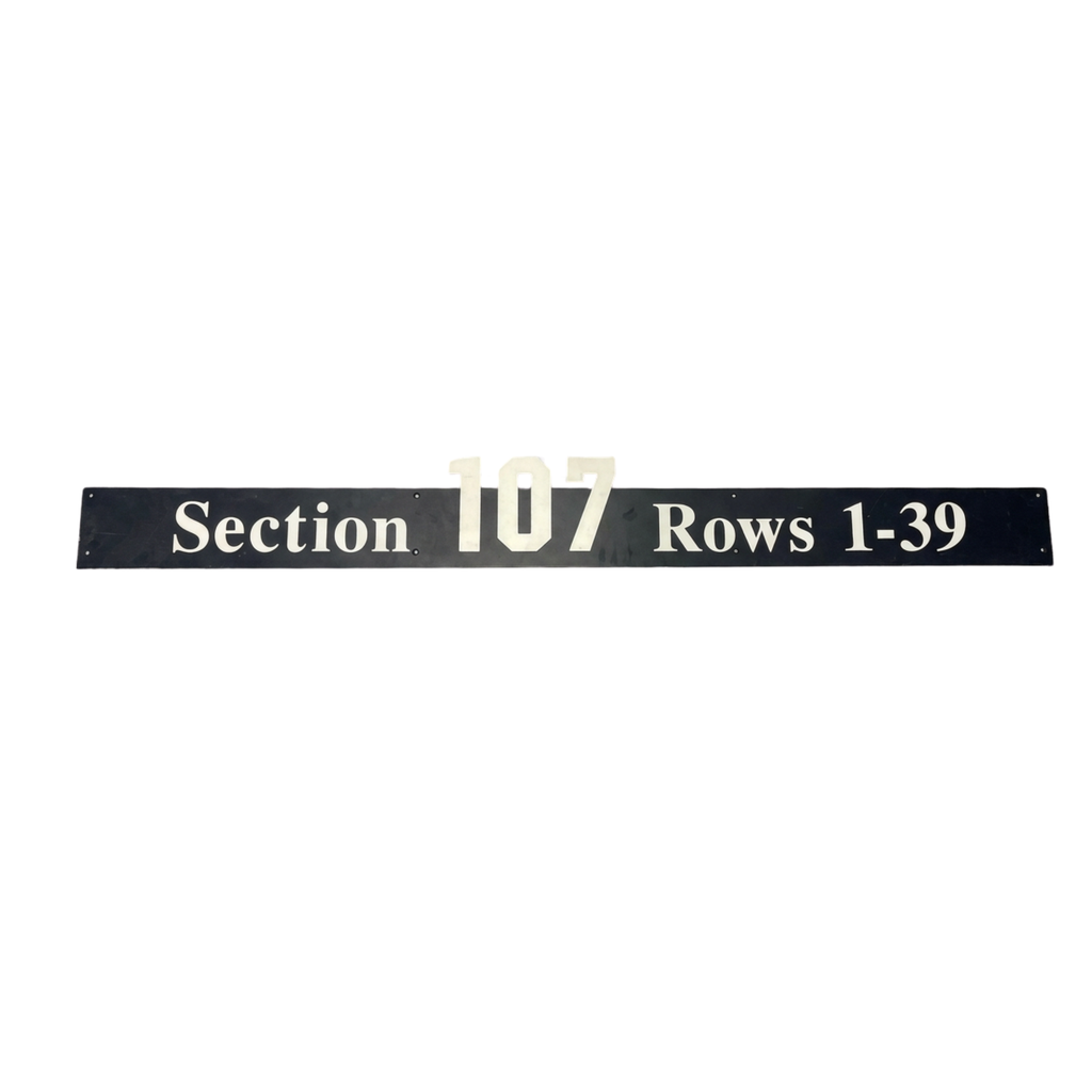 Overhead Section 107 Sign