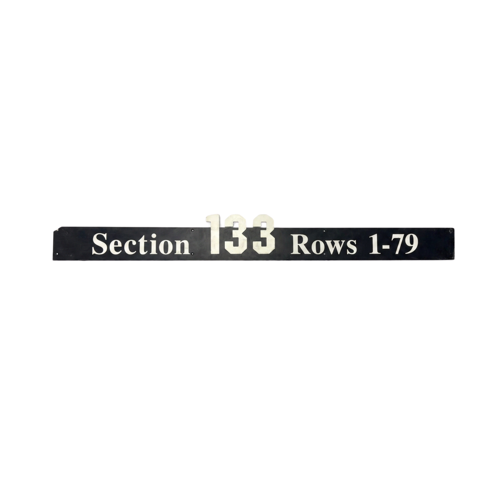 Overhead Section 133 Sign