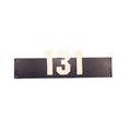 Overhead Tunnel Section 131 Small Sign