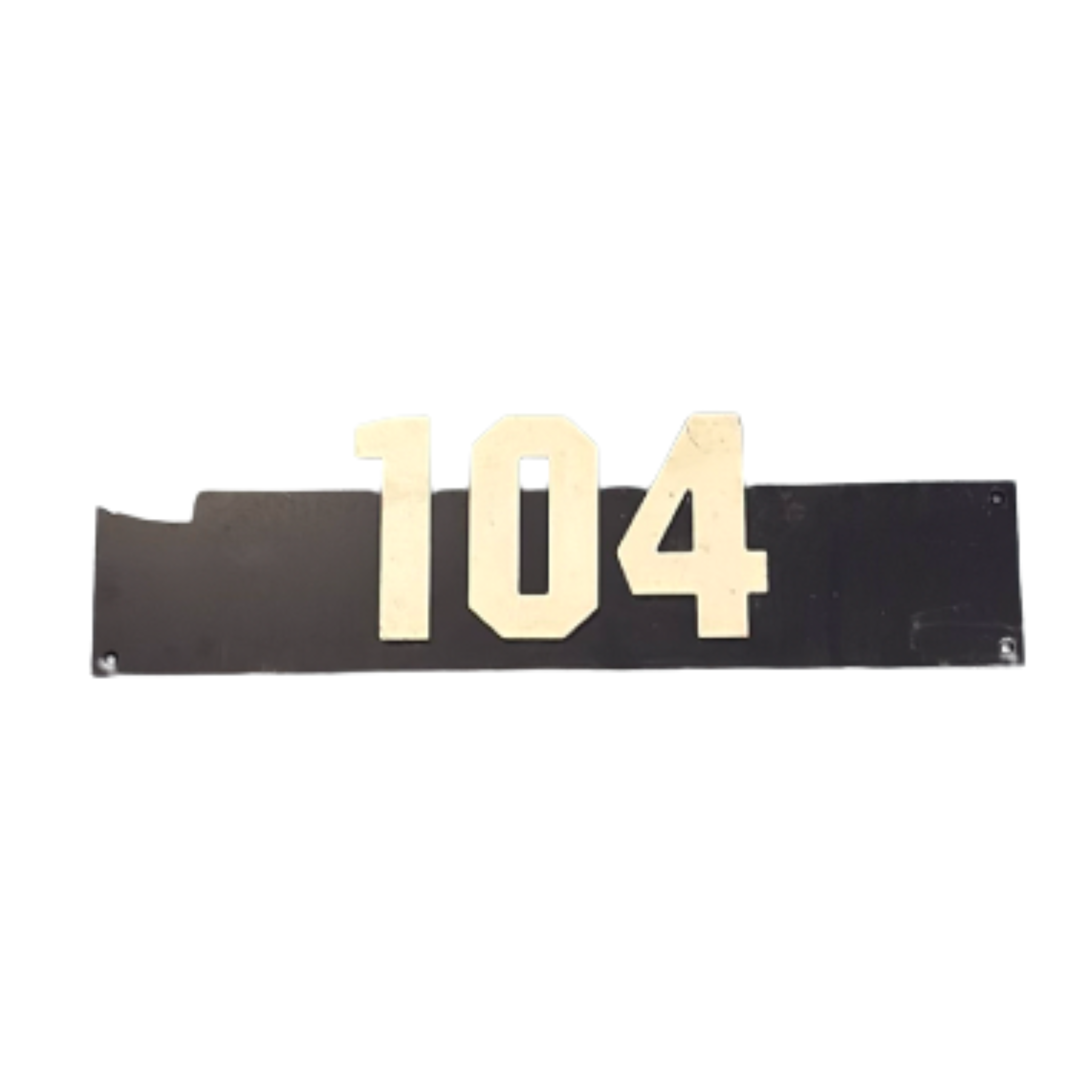 Overhead Tunnel Section 104 Small Sign