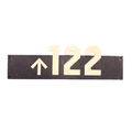 Overhead Tunnel Section 122 Small Sign