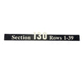 Overhead Section 130 Sign