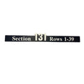 Overhead Section 131 Sign