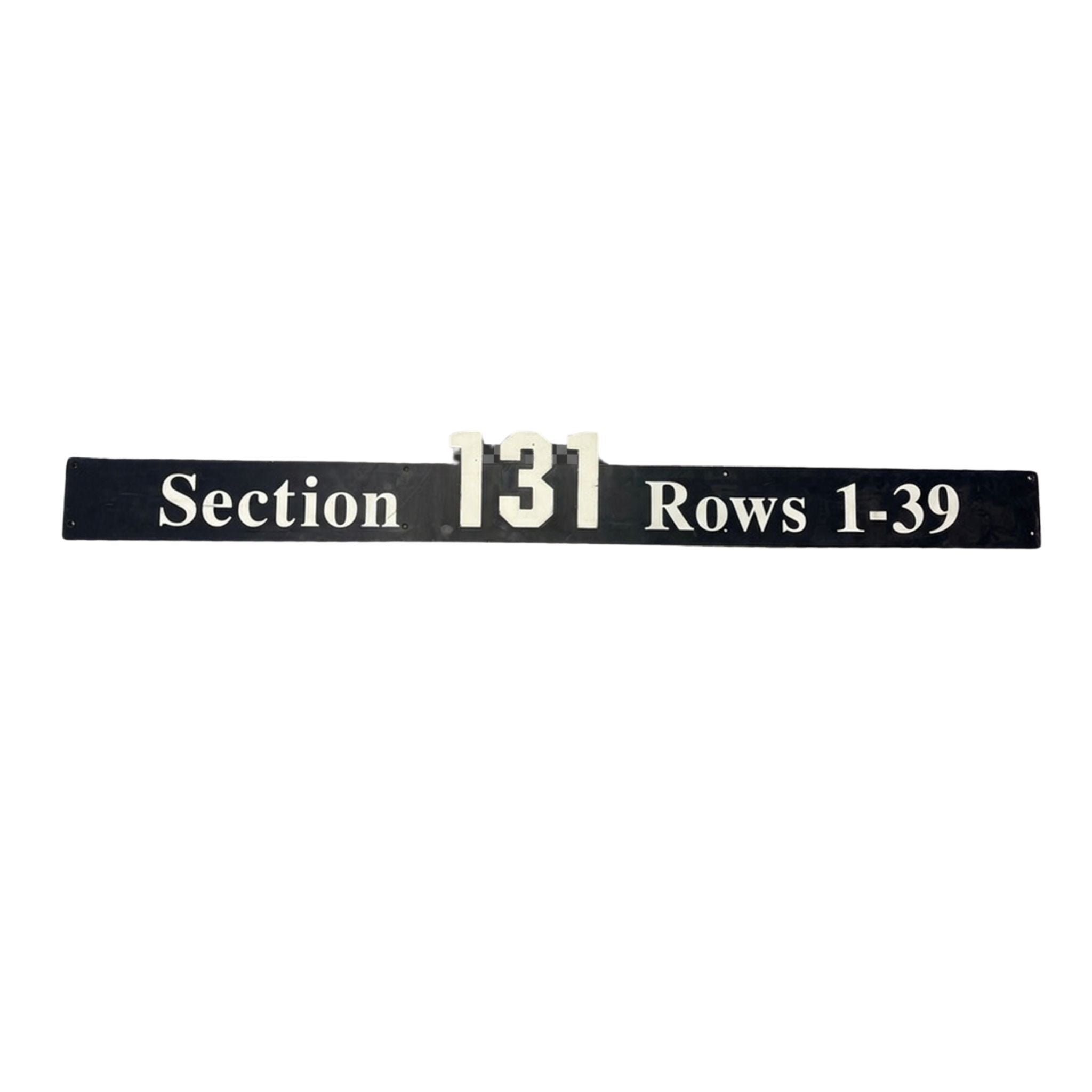 Overhead Section 131 Sign