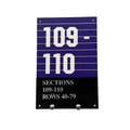 Small Wayfinding Section 109-110 Sign