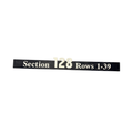 Overhead Section 128 Sign