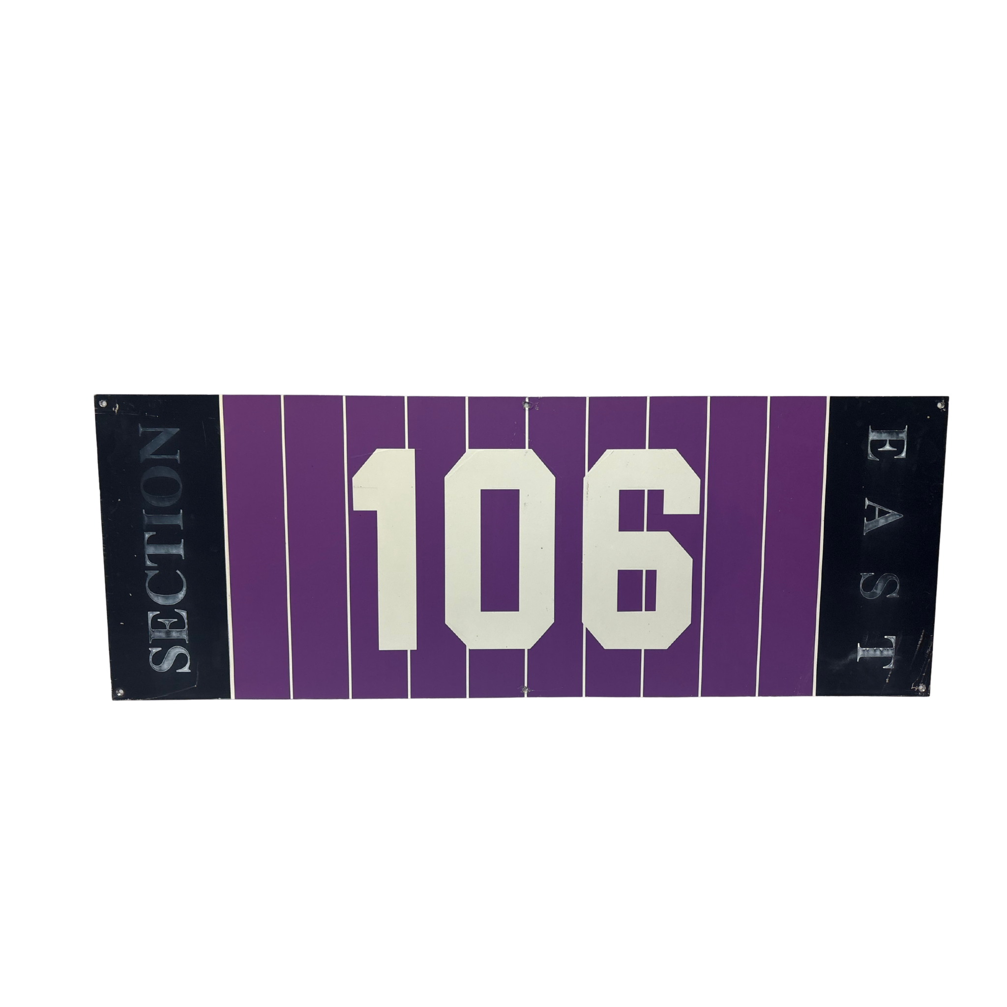 Ryan Field 106 Tunnel Section Sign