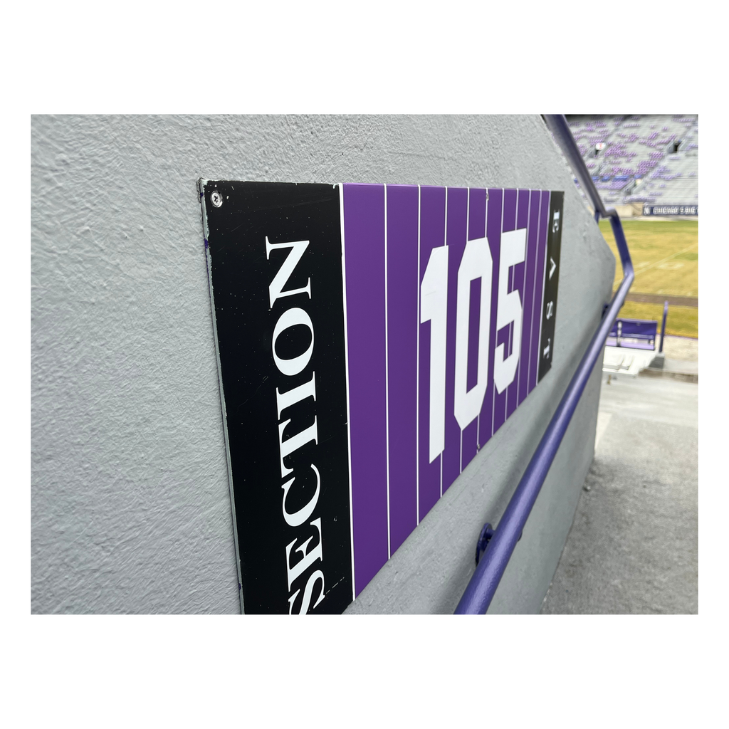 Ryan Field 104 Tunnel Section Sign