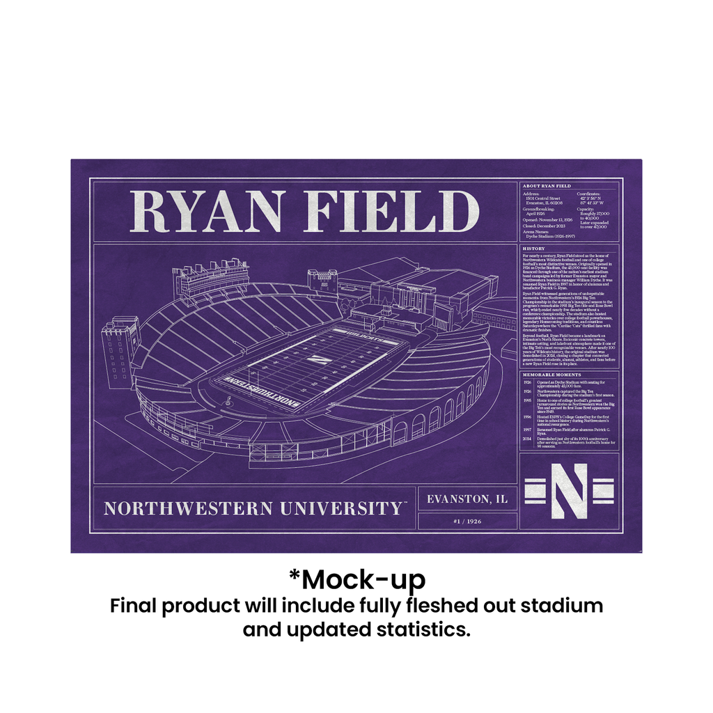 Ryan Field Limited Edition Architectural Print
