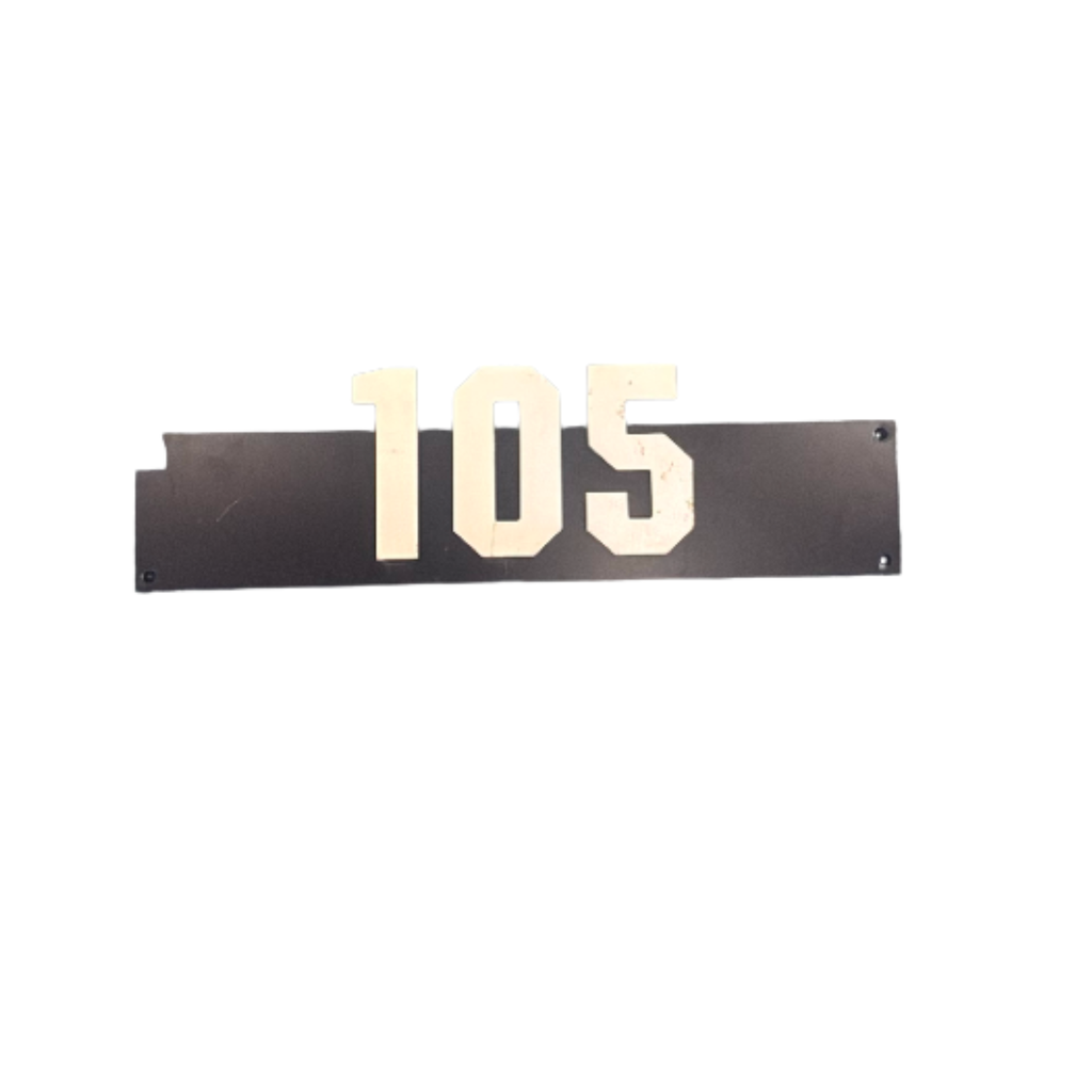 Overhead Tunnel Section 105 Small Sign