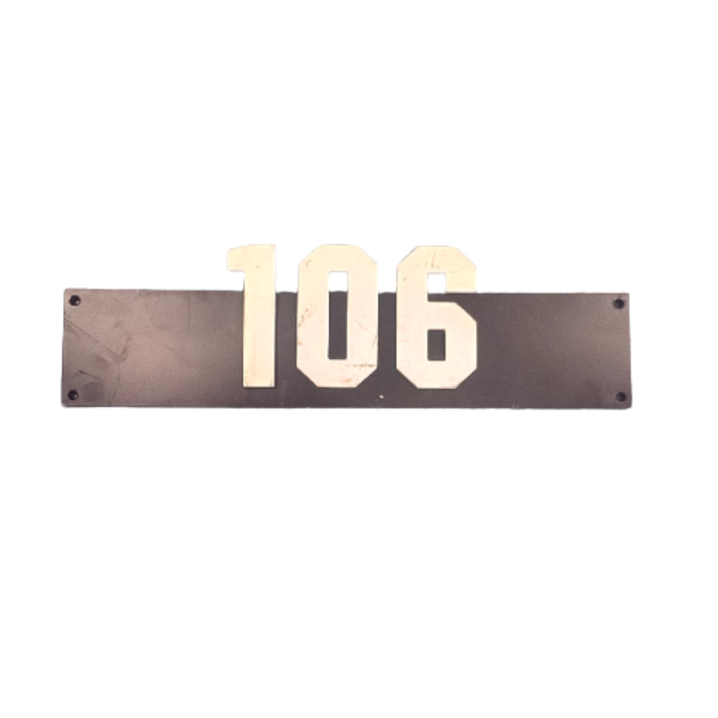 Overhead Tunnel Section 106 Small Sign