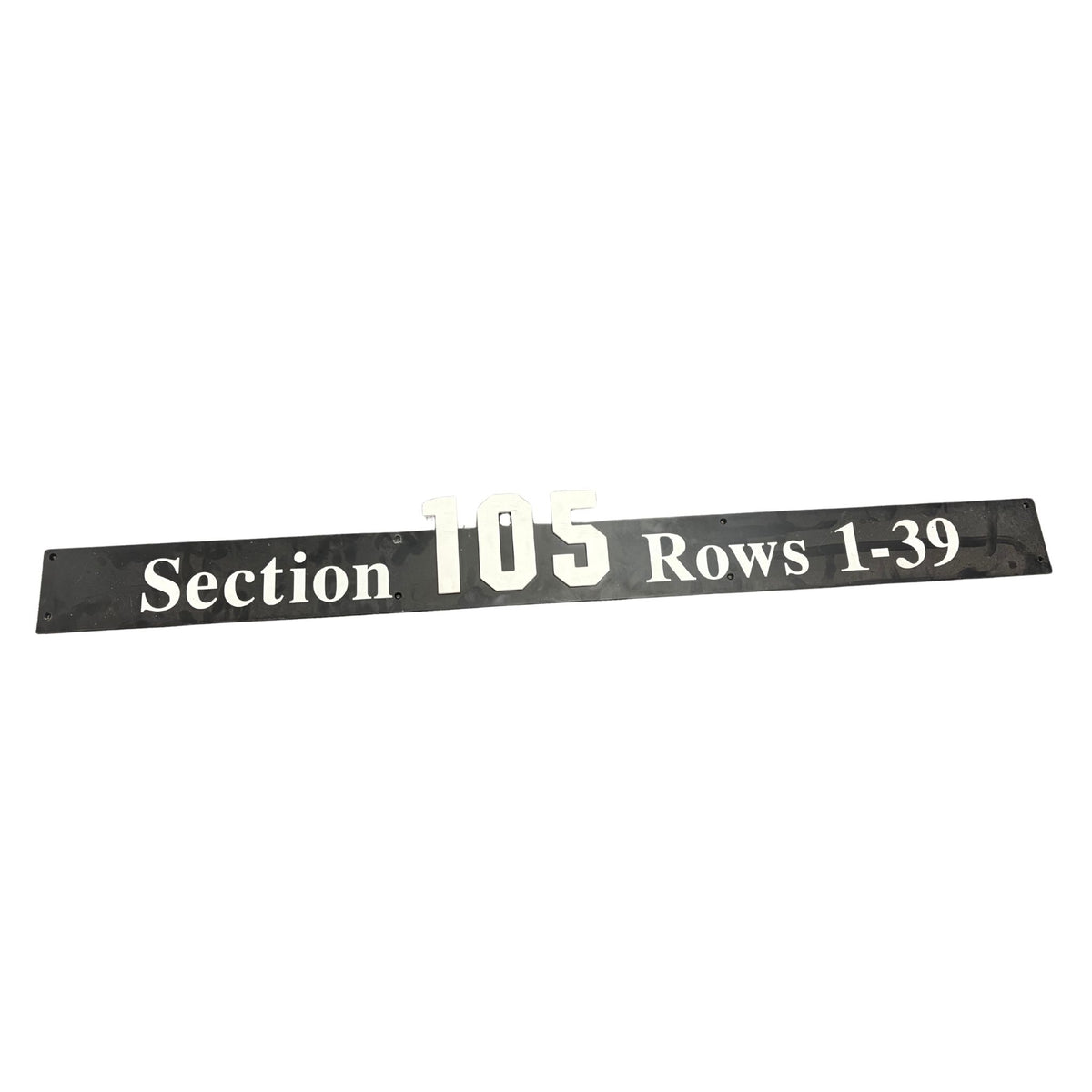 Overhead Section 105 Sign