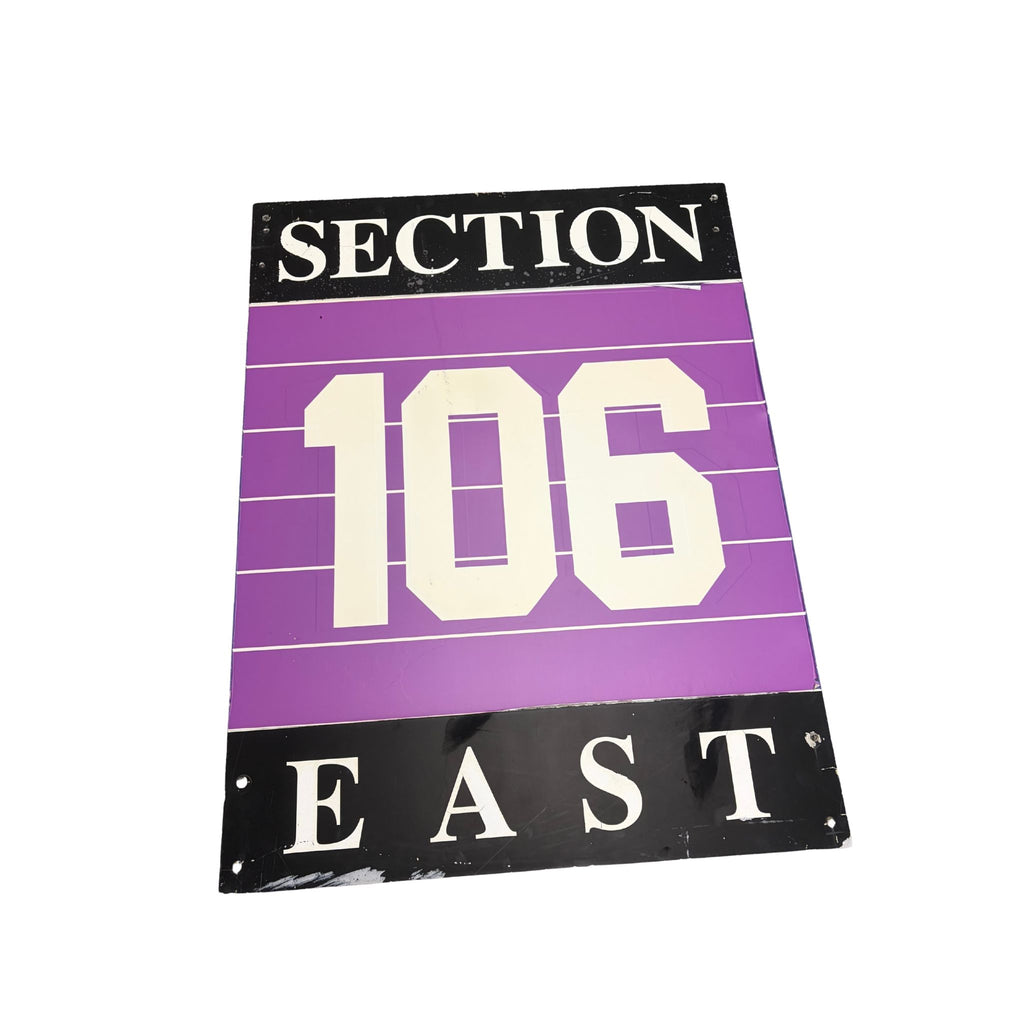 Ryan Field 106 Section Sign