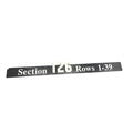 Overhead Section 126 Sign