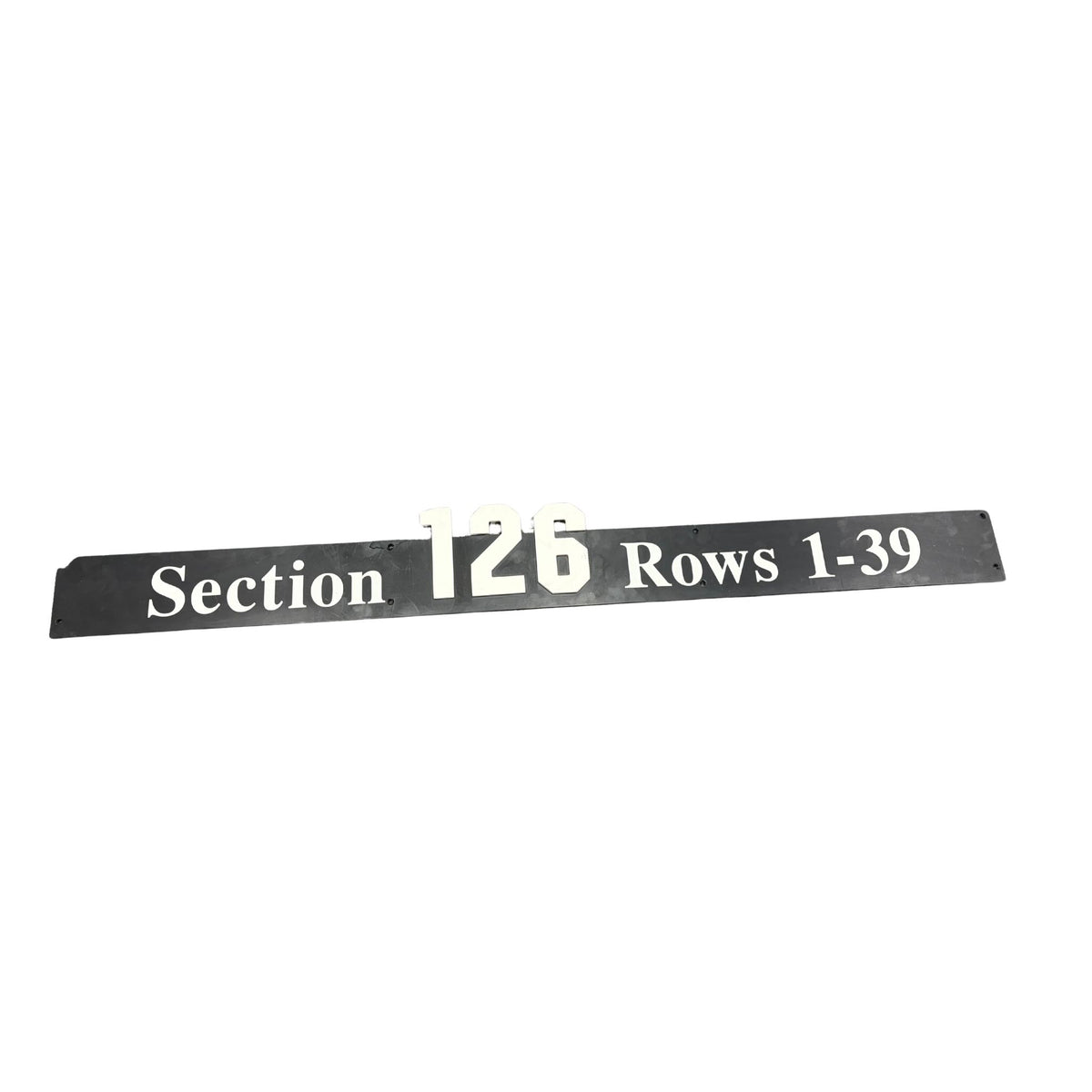 Overhead Section 126 Sign