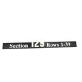 Overhead Section 129 Sign