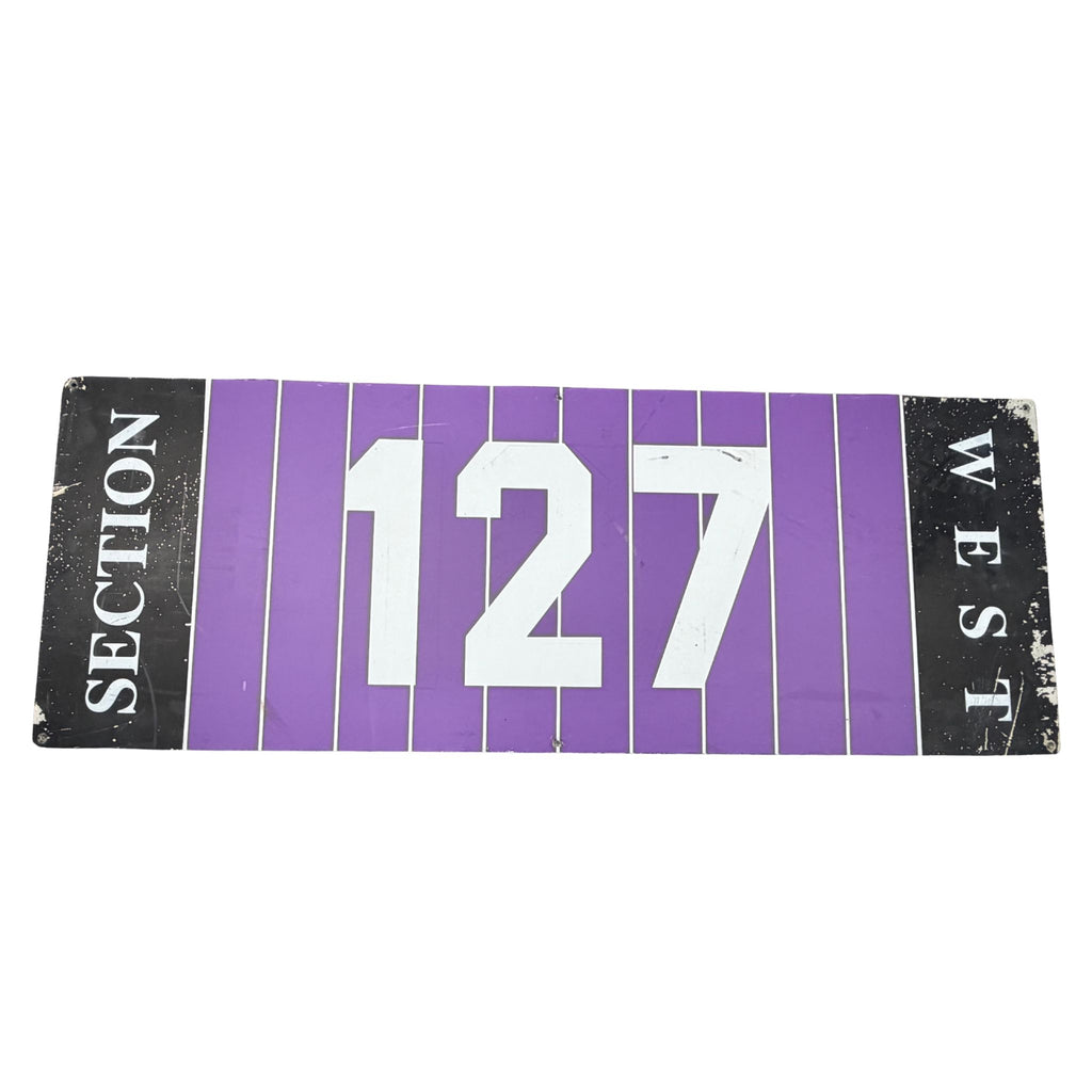 Ryan Field 127 Tunnel Section Sign