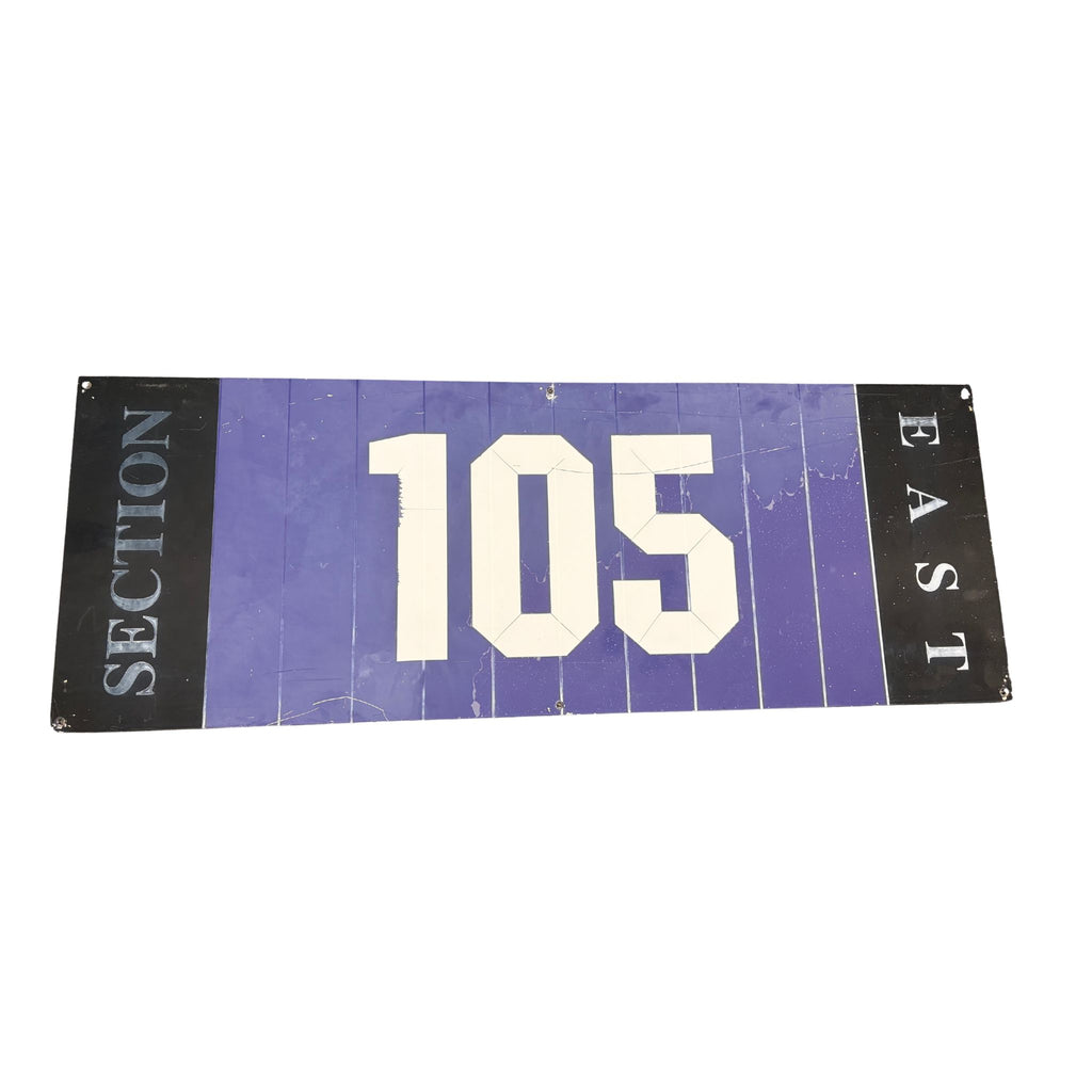 Ryan Field 105 Tunnel Section Sign