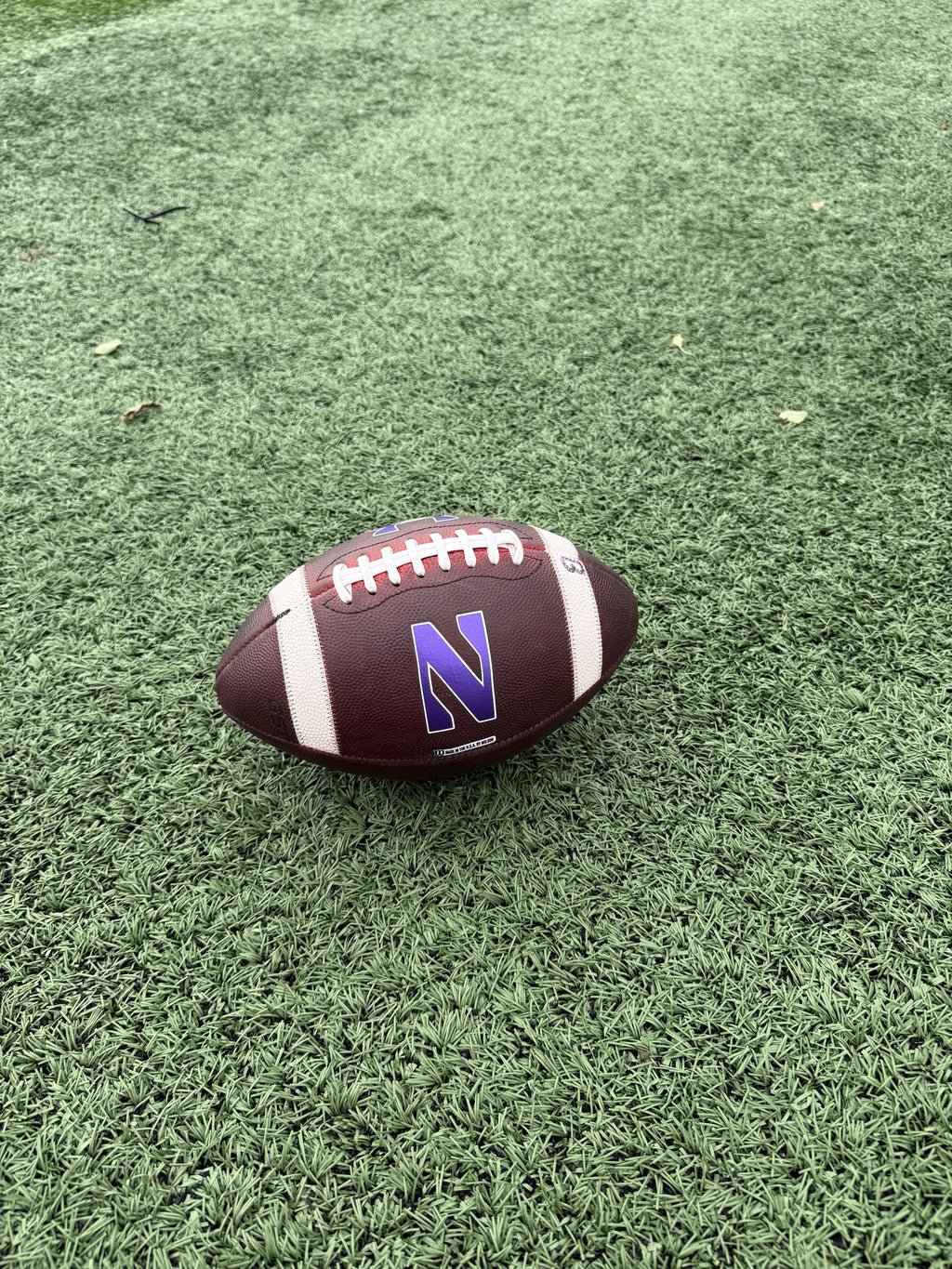 Coach Braun Autographed Game-Used Football - Final Game at Martin Stadium