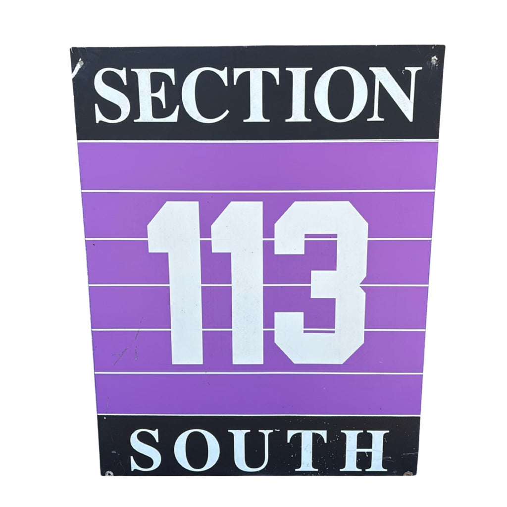 Ryan Field Section 113 Large Sign