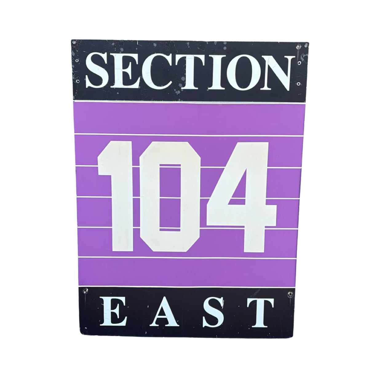 Ryan Field Section 104 Large Sign