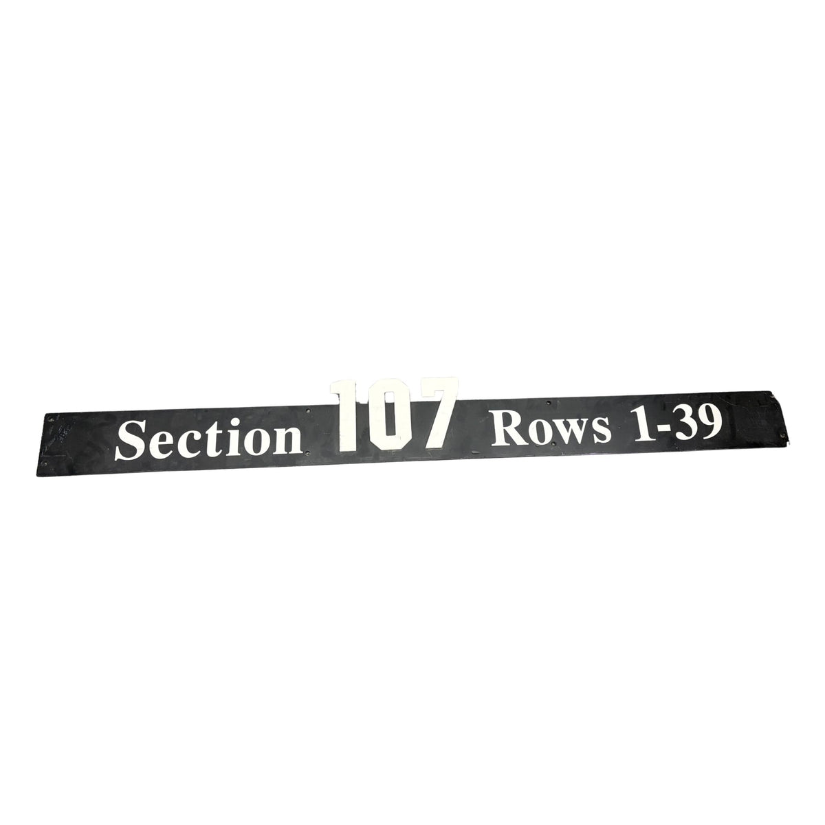 Overhead Section 107 Sign