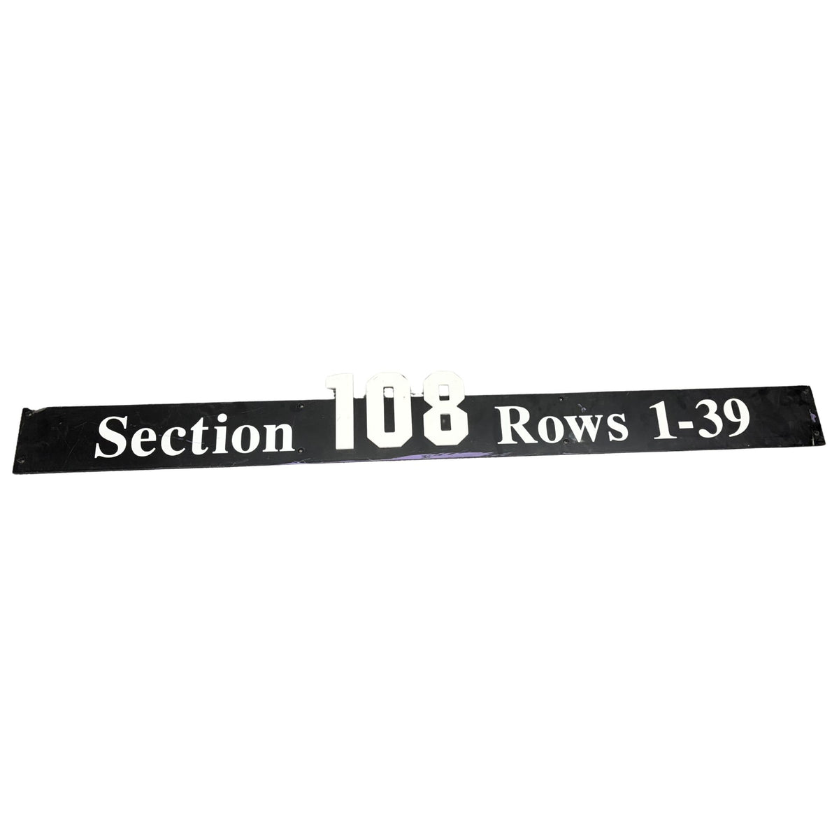Overhead Section 108 Sign
