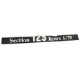 Overhead Section 125 Sign