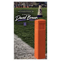 Coach Braun Autographed Game-Used Pylon - Final Game at Martin Stadium