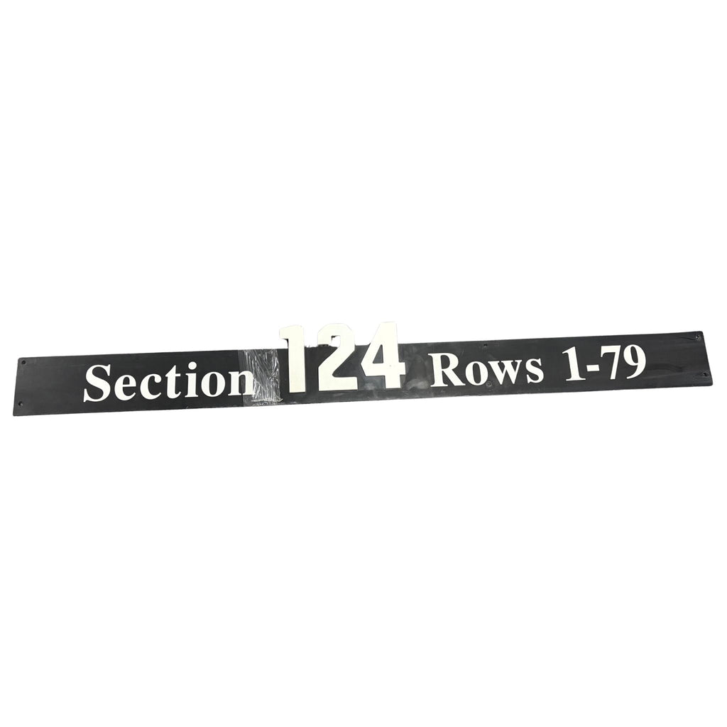 Overhead Section 124 Sign