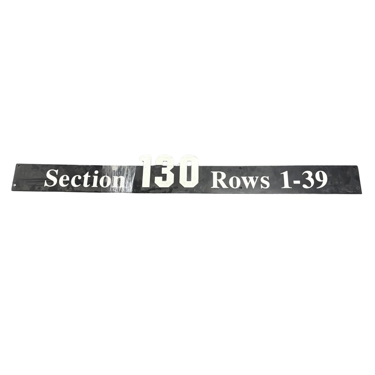 Overhead Section 130 Sign