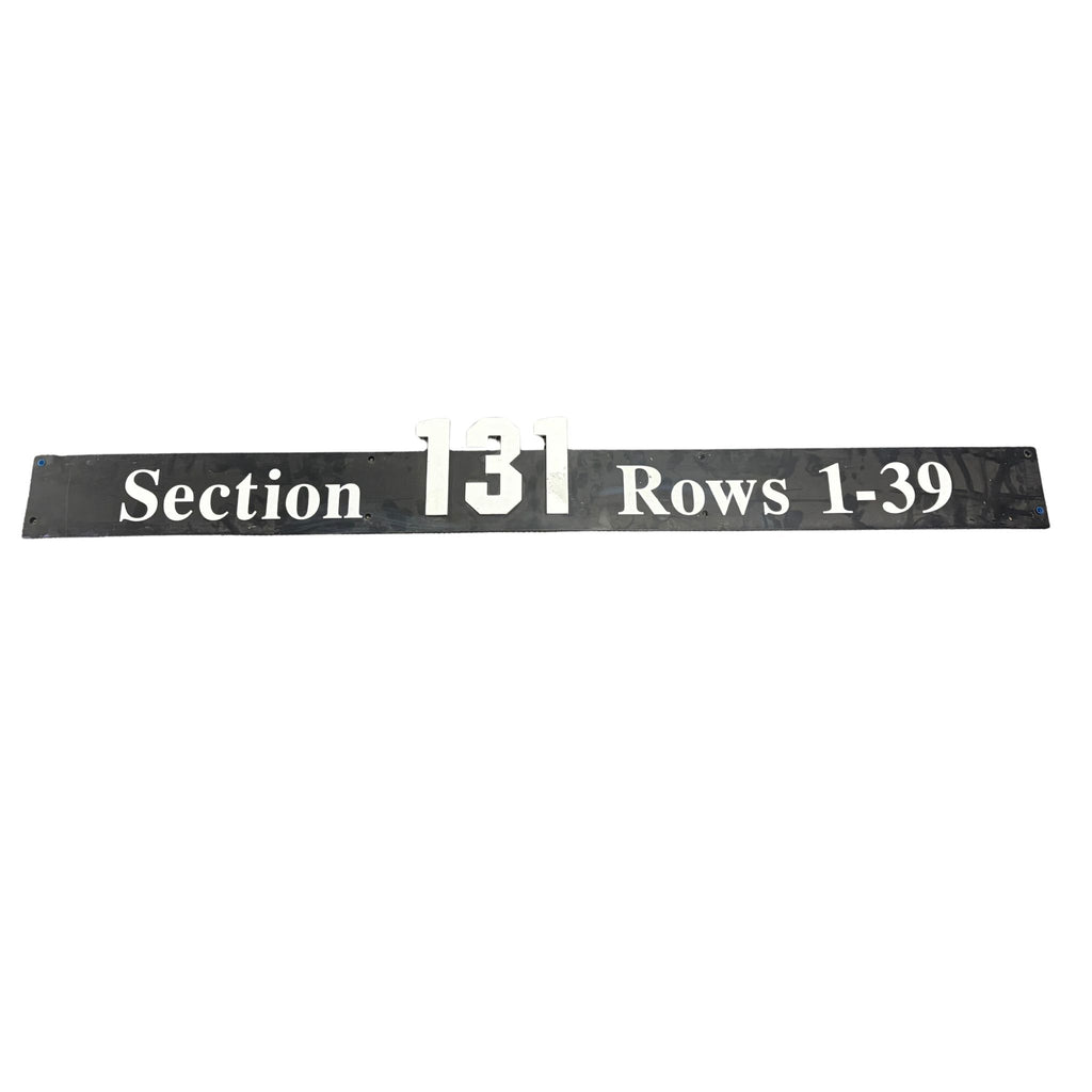 Overhead Section 131 Sign