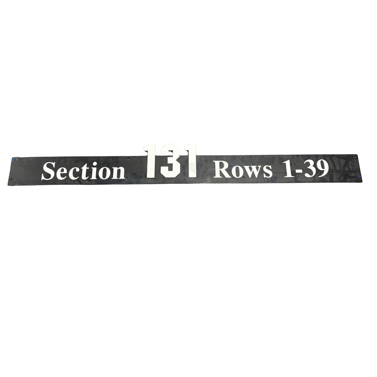 Overhead Section 131 Sign