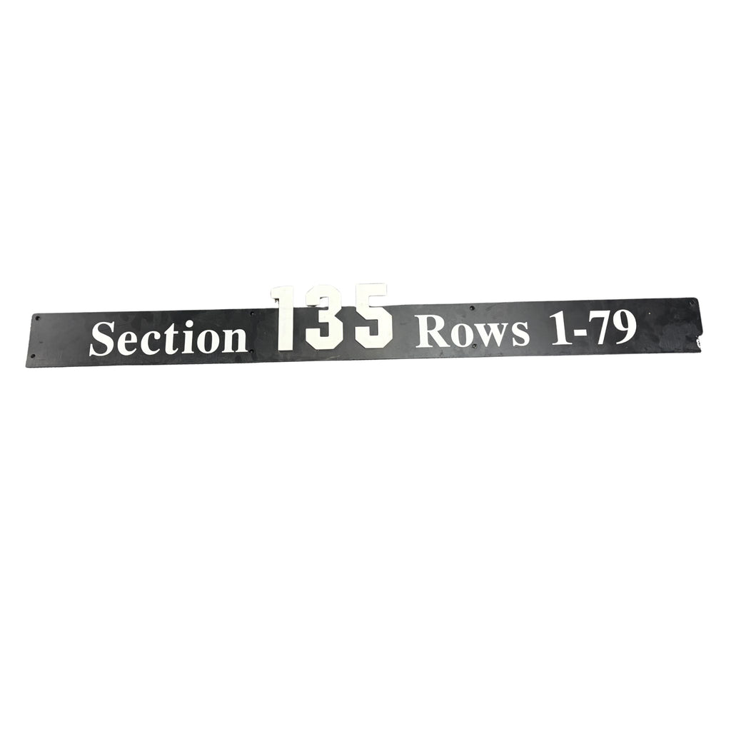 Overhead Section 135 Sign