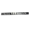 Overhead Section 135 Sign