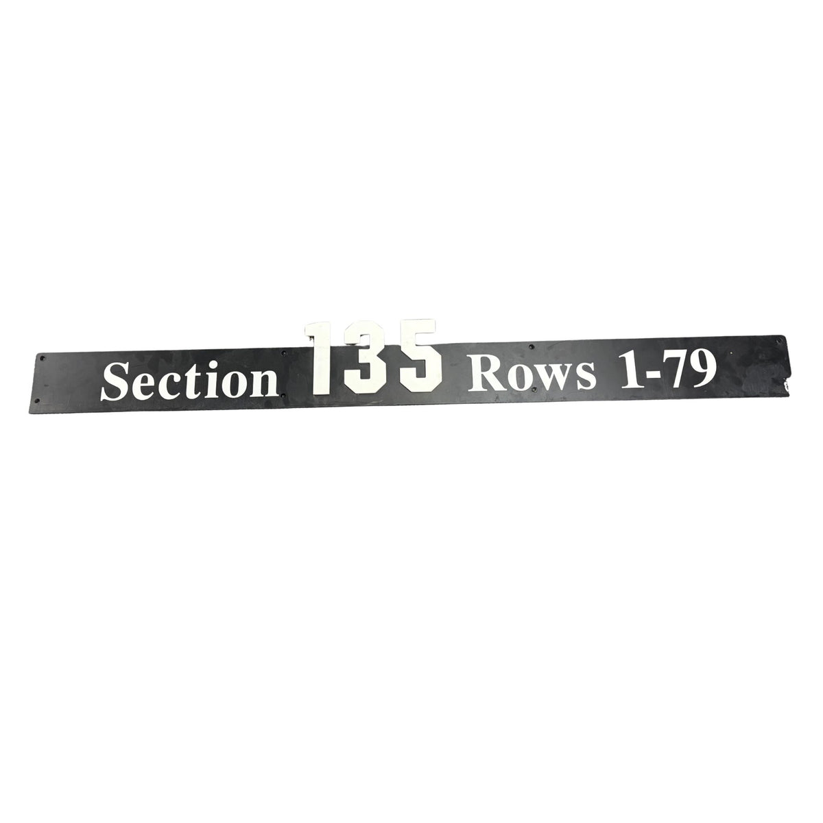 Overhead Section 135 Sign