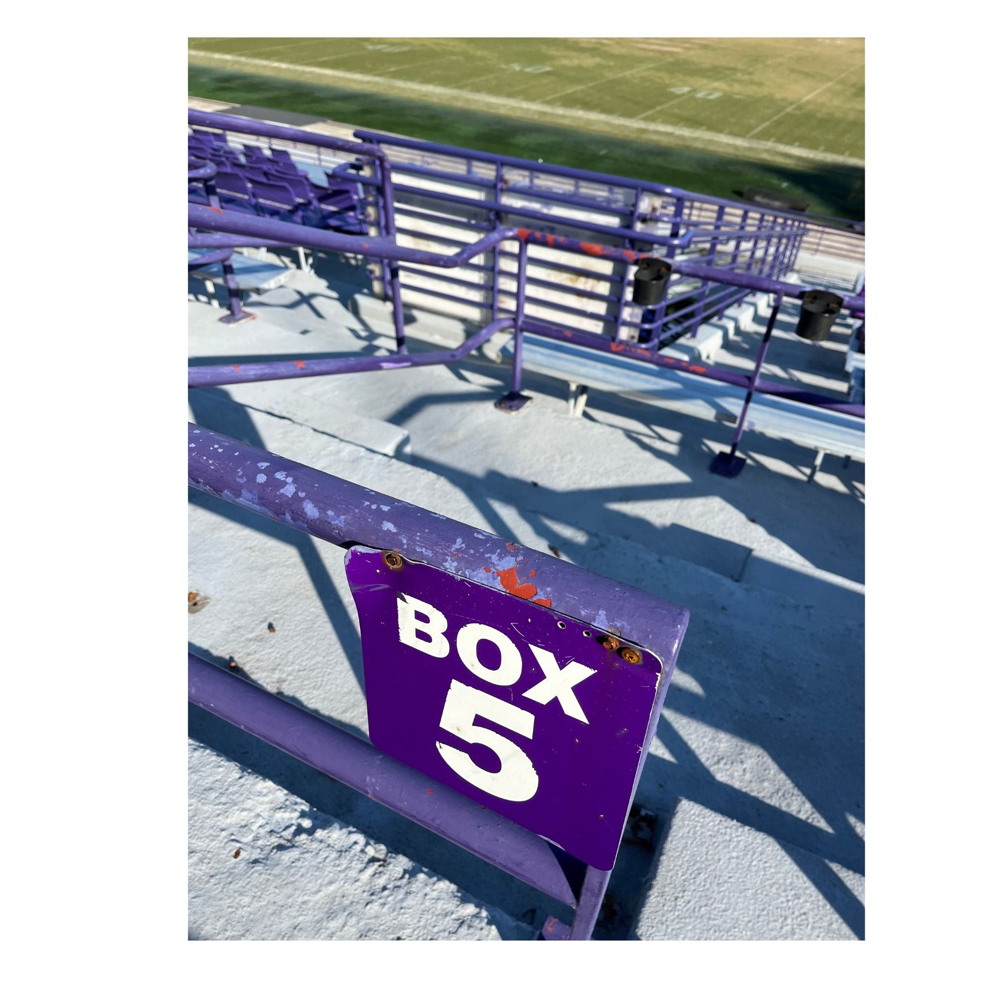 Northwestern Box Seat 11 Sign