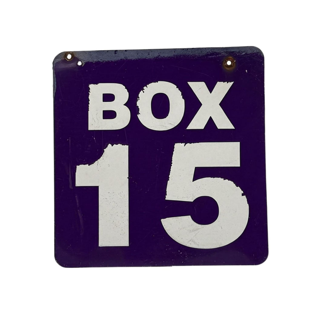 Northwestern Box Seat 15 Sign