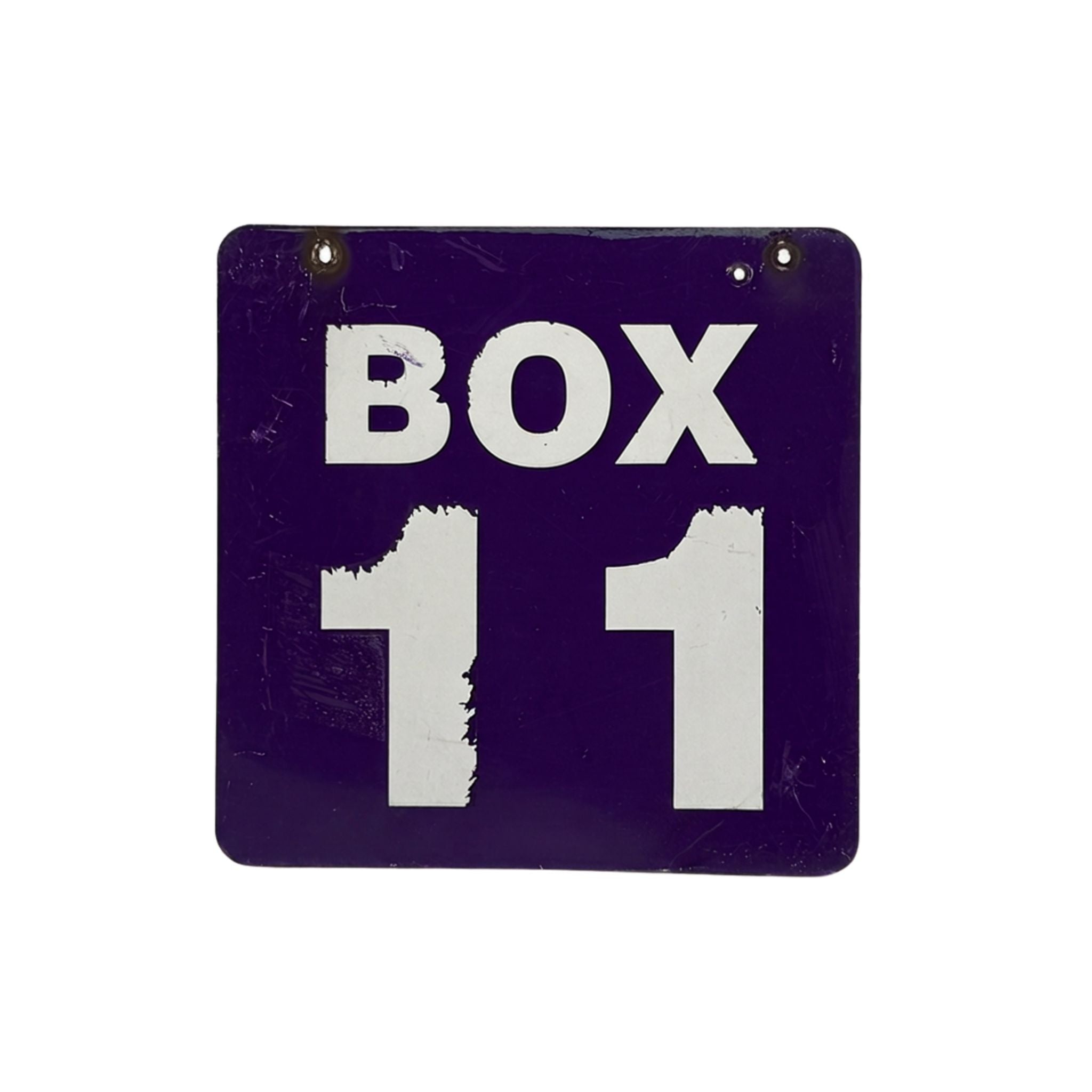 Northwestern Box Seat 11 Sign
