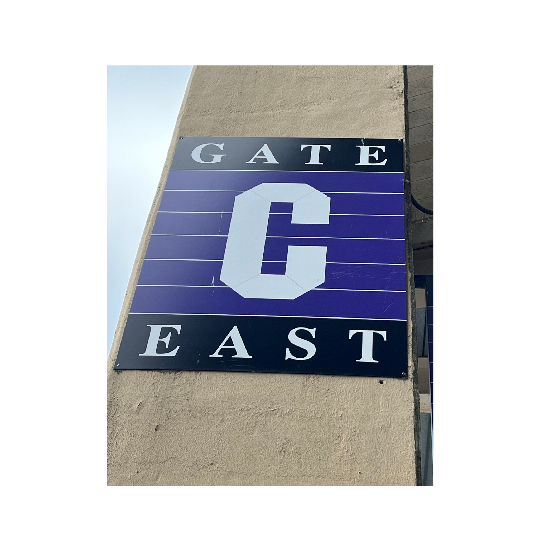 Ryan Field Gate E Entrance Sign