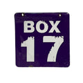 Northwestern Box Seat 17 Sign