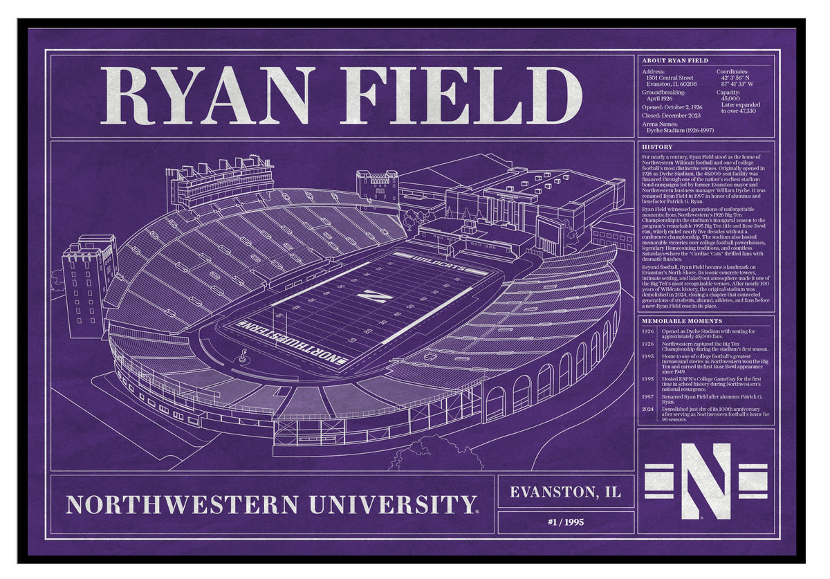 Ryan Field Limited Edition Architectural Print
