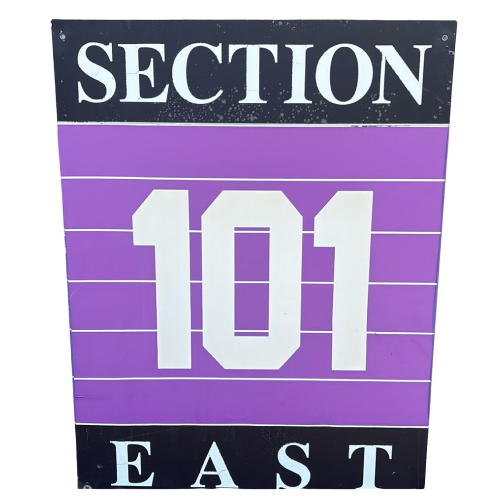 Auction Item: Ryan Field Section 101 Sign