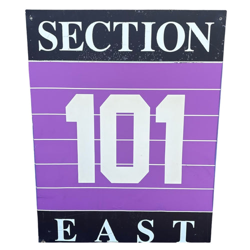 Auction Item: Ryan Field Section 101 Sign