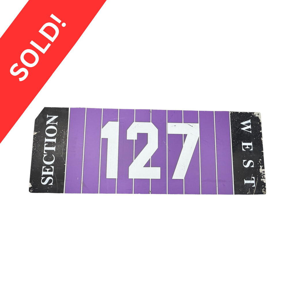 Ryan Field 127 Tunnel Section Sign
