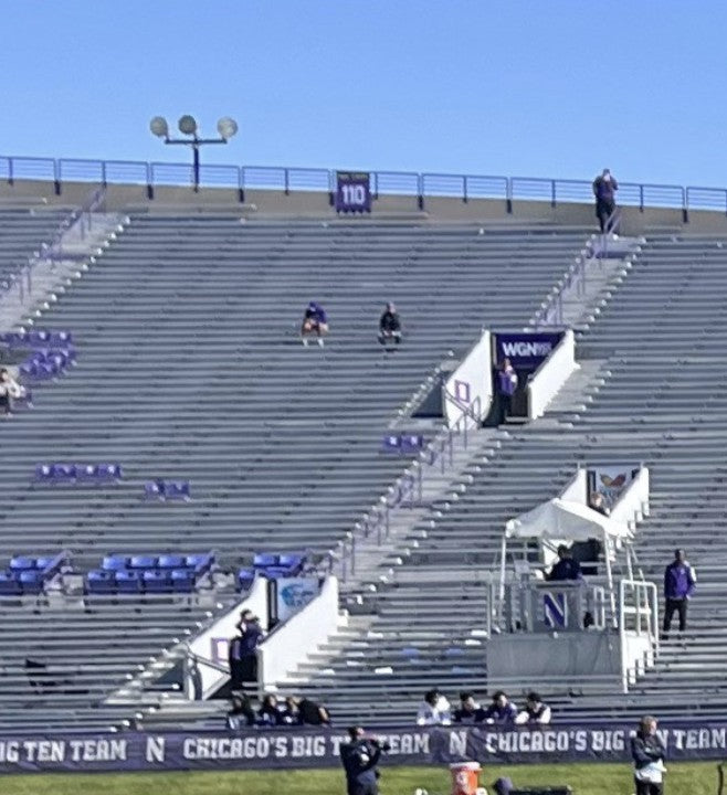 Ryan Field 110 Tunnel Section Sign