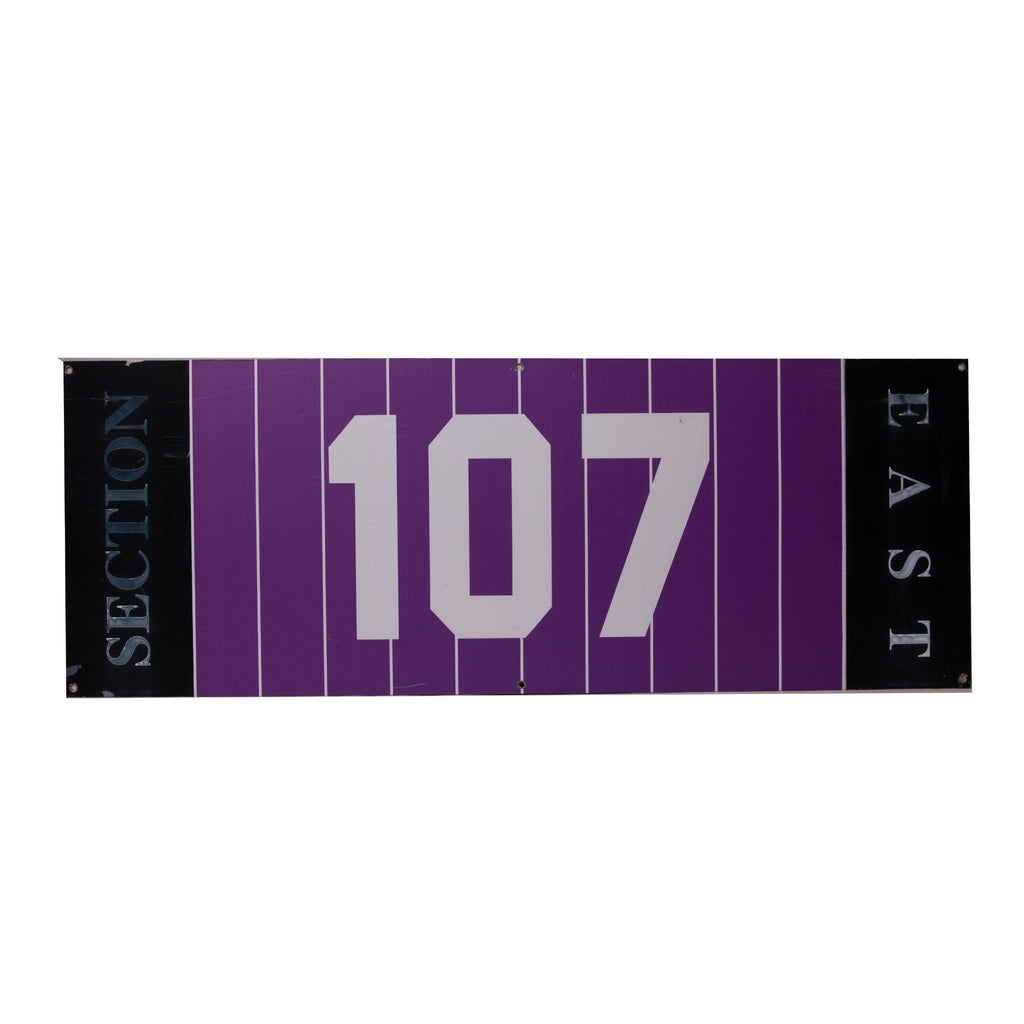 Ryan Field 107 Tunnel Section Sign