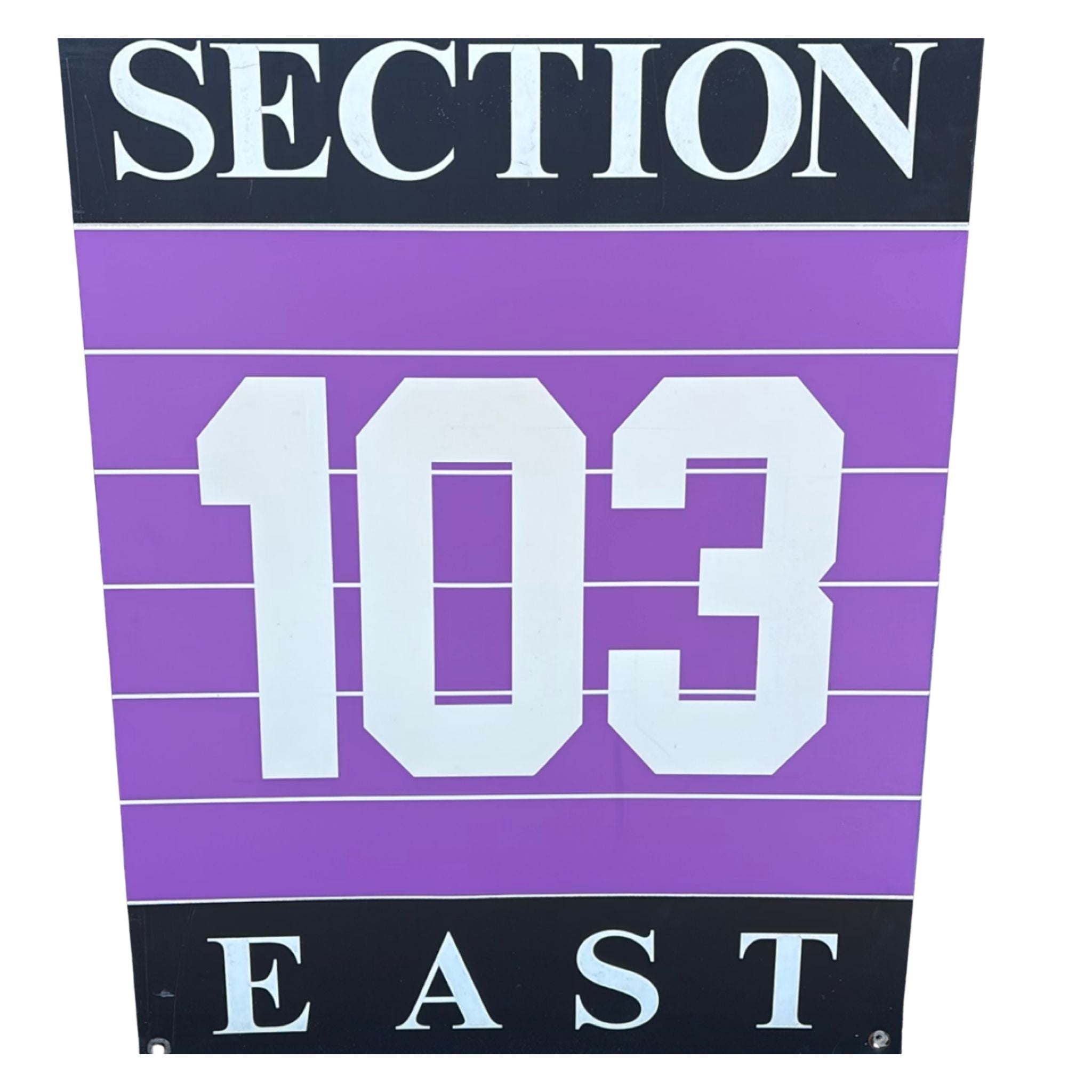 Ryan Field 103 Section Sign