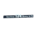 Overhead Section 134 Sign